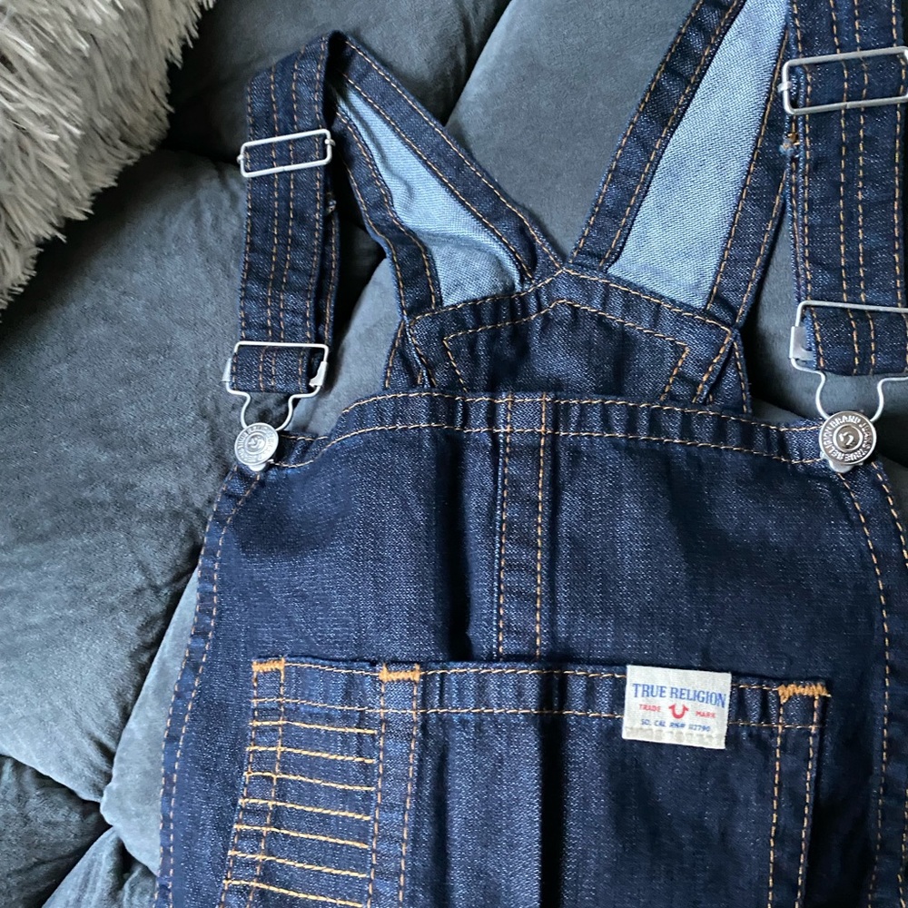 True Religion MOTO Overalls RARE 🔥 Small - Picture 4 of 11